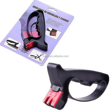 Perfect Professional 2-in-1 Handheld Scissors Tool: Straight Knife Blade Sharpener
