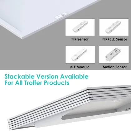 Commercial LED Ceiling Troffer Panel Light Retrofit