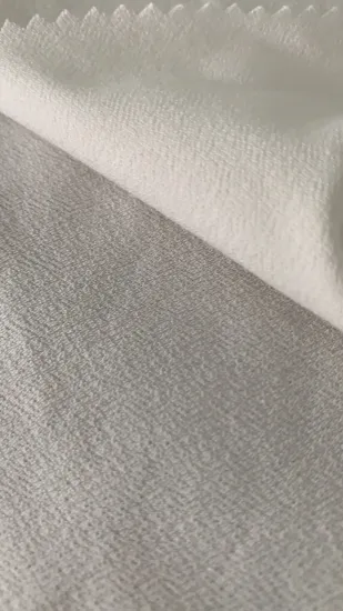 organic cotton knit crepe with stretch