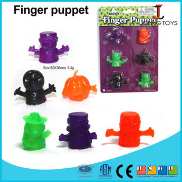 Professional Factory Sale !! Popular plastic finger puppet halloween gift