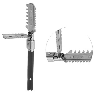 Stainless Steel Straight Razor Thinning Comb for Men