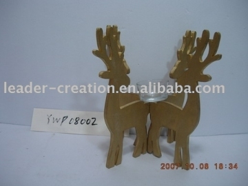 Wooden Candle Holder