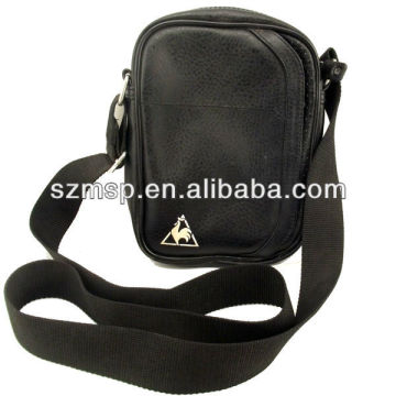 Utility designed man's cross-body shoulder bag