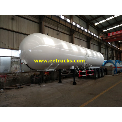 60cbm Tri-axle LPG Gas Delivery Trailers