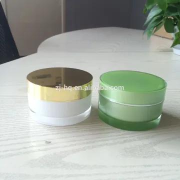 acrylic round face cream jars 100g