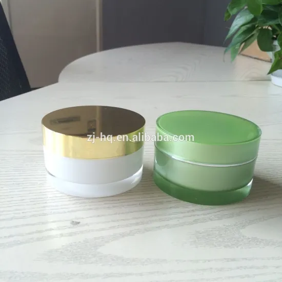 acrylic round face cream jars 100g