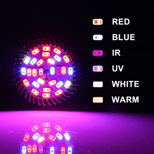 E27Waterproof Plants Led Grow Light Bulb Indoor