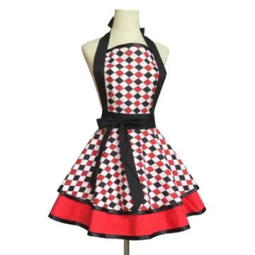 Lovely Handmade Cotton Retro Women Girls Cake Kitchen Cook Aprons