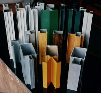 Modern Aluminum Profiles and Automatic Glass Revolving Doors