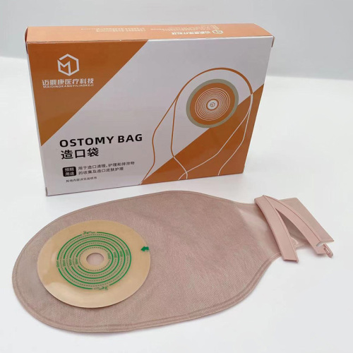 Hydrocolloïdes, bordure adhésive et sac de colostomie du système avec fermeture flexible