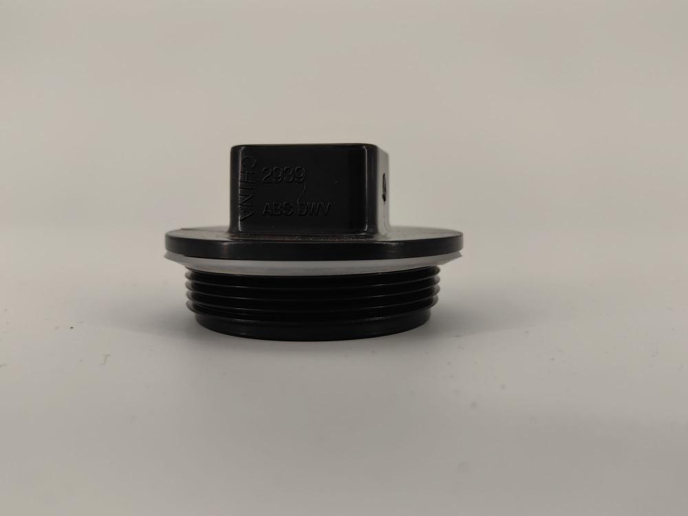 ABS FITTINGS 2 inch CLEANOUT ADAPTER WITH PLUG