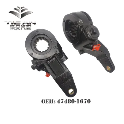 Meritor 47480-1670 Manual Slack Adjuster for Truck Trailer Brake Systems, Compatible with Hino and Howo Commercial Vehicles