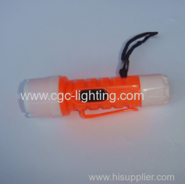 Plastic Keychain Flash Light 