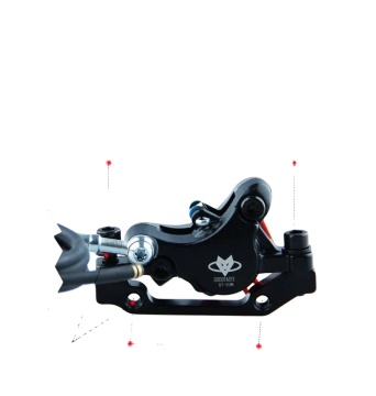 Goodtaste GT03N Clamp depan Disc Left Hydraulic Brake 1100mm Tabung Oli untuk E-Bikes Gunung