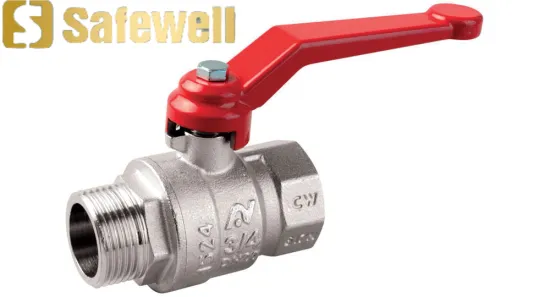 C.P. Full-Flow Ball Valve "Seven Threads" M.F. with Lever Handle