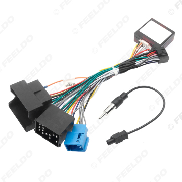 16Pin Netzkabel Kabelbaumadapter mit Canbus für BMW E39/E46/E53 (98-14) Big Screen Audio Installation