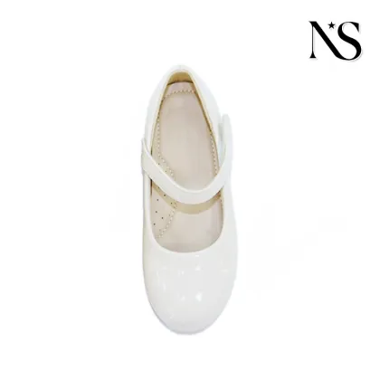 Charming White Mary Jane Shoes for Kids