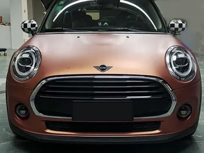 rose gold matte car wrap