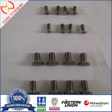 Ti Gr7 -DIN7991 Flat Head Countersunk Screws