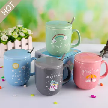 Lovely Pottery Office Coffee Mugs