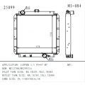 Radiador para Mitsubishi Canter 3.5 Número OEM MC12700