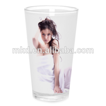 MEIKEDA 17oz Photo printing sublimation clear glass coffee mug