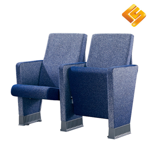 Компактное тканевое кресло для аудитории с подушкой