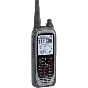 Transceiver pegang tangan IC-A25N VHF dengan GPS dan Bluetooth