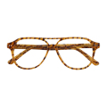 Gafas ópticas de marco de acetato grueso de gafas de rim vintage