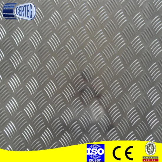 bright aluminum checkered sheet five bar