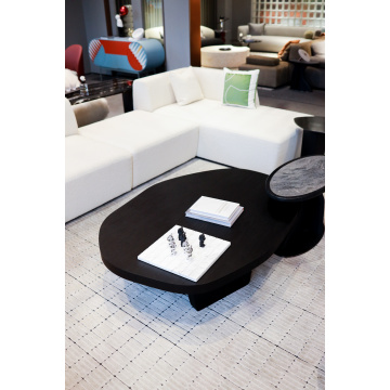Elegance Edge Wooden Modern Coffee Mesa de café