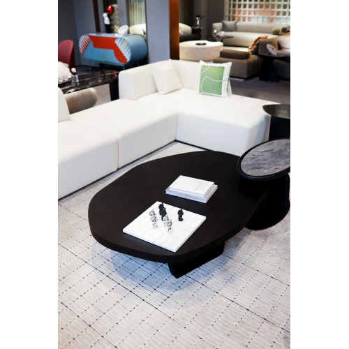Elegance Edge Wooden Modern Coffee Mesa de café