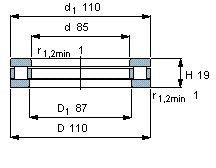 G20cr2ni4a, Aisi 52100 Radial Load And Axial Load Spherical Thrust Roller Bearing