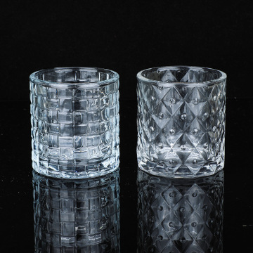 Transparent Aromatherapy Romantic Glass Candle for Home Furnishings