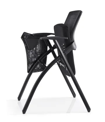 Foldable Mesh Student Chair Training Chair with tablet