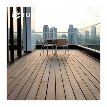 Best Selling Durable WPC Decking: Classic Embossed Wood Composite Terrace Style