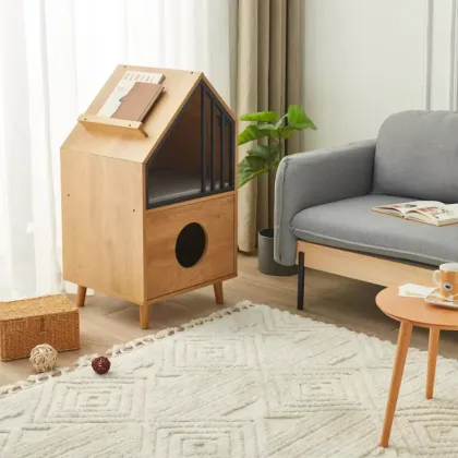 Unique Multi-Layer Wooden Tree House Climbing Frame