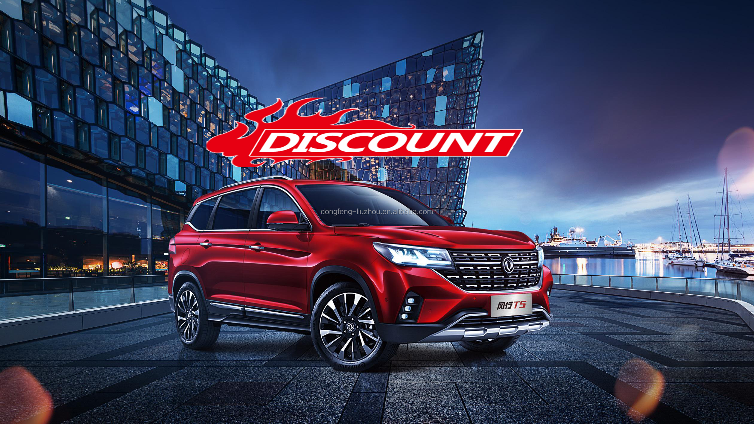 hot sales and new cars Dongfeng T5 car auto gasoline suv with voitures for sale