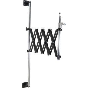 47" Steel Wall Scissor Mount Flash Light Stand Holder