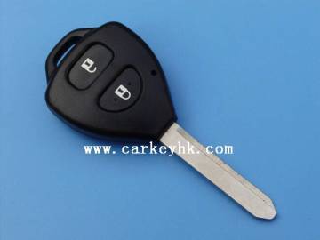 Hot sale Toyota Carola 2 buttons remote key shell toy47 with toyota smart key remote