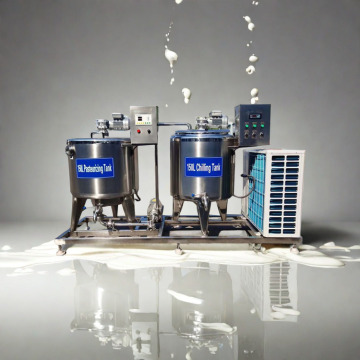Stainless Steel Vertical Milk Cooler - 100 Liter Automatic Milk Chilling Tank