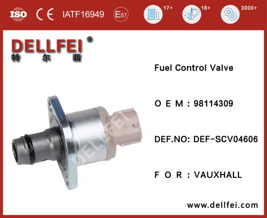 Diesel Fuel Scv Valve 98114309 for VAUXHALL