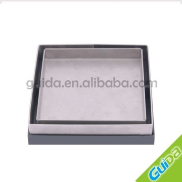 Ningbo stainless steel and plastic tile insert floor drain