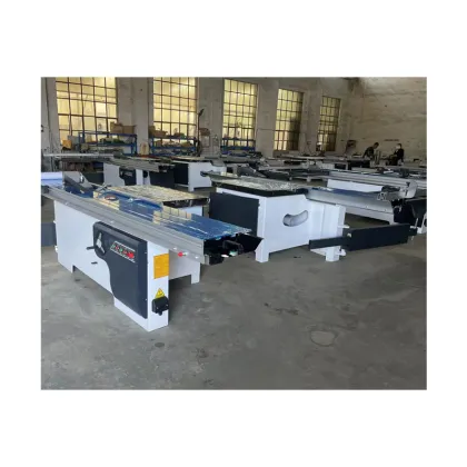 Electric Motor-Powered Pushblock Lead Sliding Benches & Sawing Machines for Wood Cutting and Woodworking