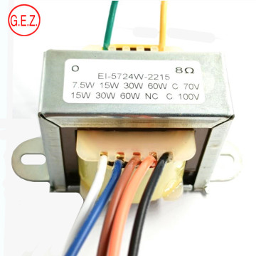 Transformateur audio 70V 100V 100V 7.5W-60W