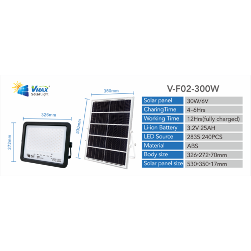 solar garden flood light