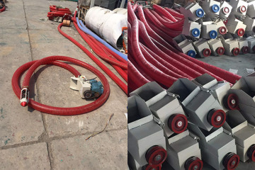 8t/h Rice Suction Machine Flexible Screw Conveyor For Grain