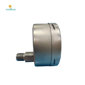 Black Steel Vacuum Pressure Manometer with U-Clamp Mounting: A Reliable Pressure Gauge Instrument