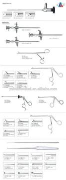 Arthroscope surgical instruments set for orthopaedics surgery kit