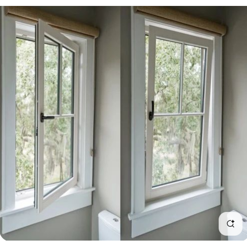Home Security PVC Profile Casement Windows